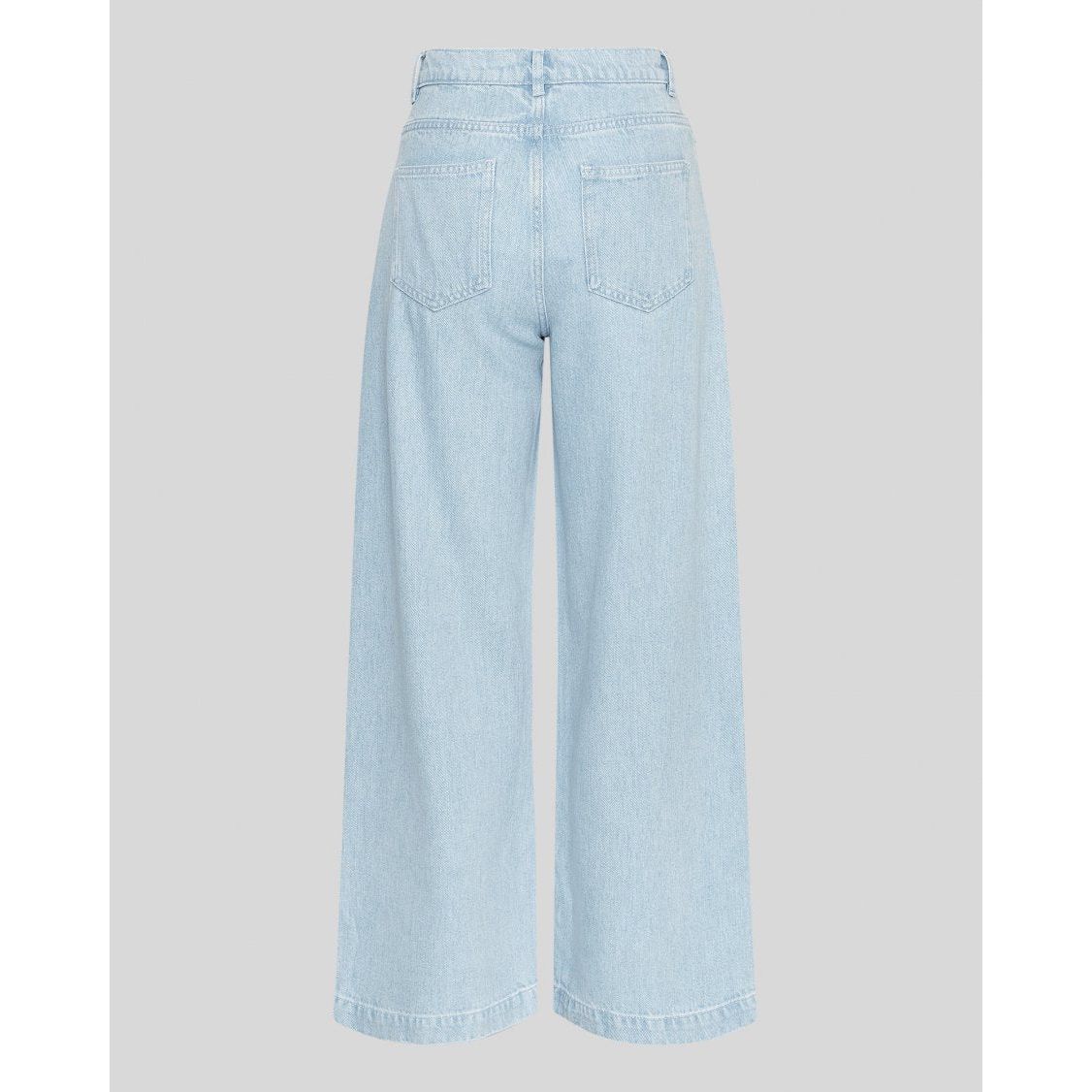 Moss Copenhagen Josephine Rue High Waist -light blue wash-
