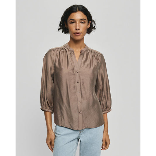Moss Copenhagen Ramona Rikkelia 3/4 Shirt - mountain trail