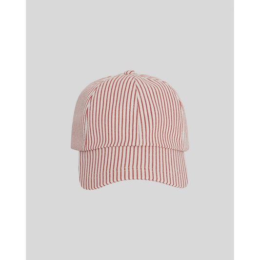 Moss Copenhagen Rhianne Cap -ecru flame scarlet-