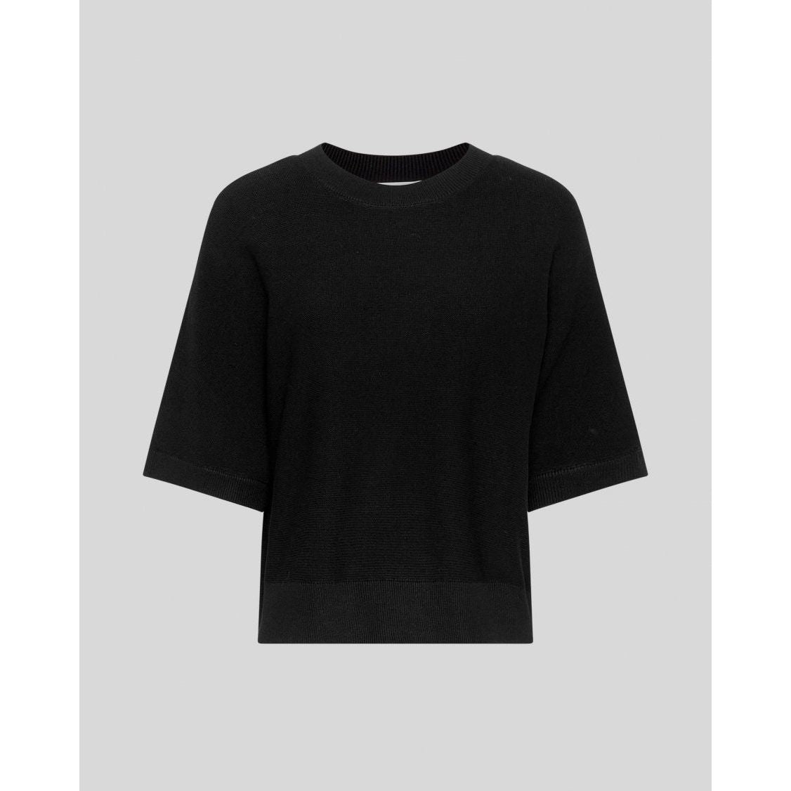 Moss Copenhagen Thamira 2/4 Pullover / T- Shirt - schwarz