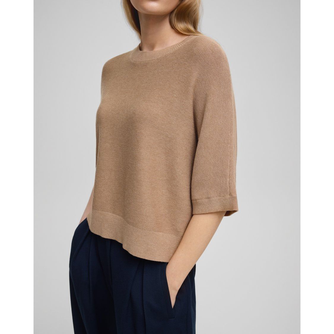 Moss Copenhagen Thamira 2/4 Pullover / T- Shirt - cartouche melange