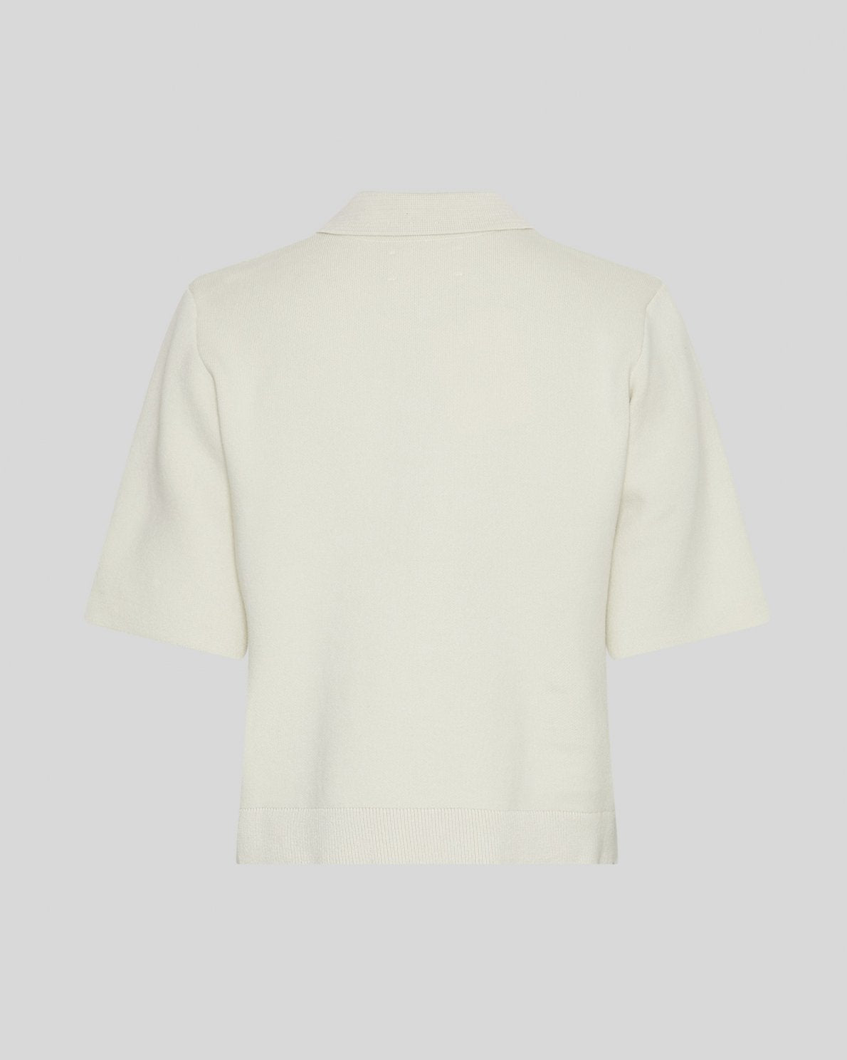 Moss Copenhagen Trinity 2/4 Zip Cardigan -turledove-