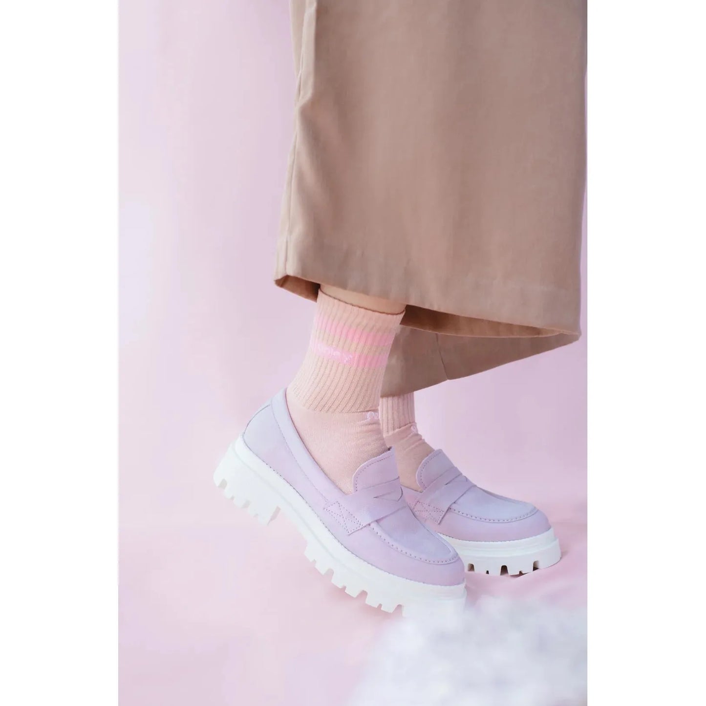le ooleySocke - Electra Shiny rose