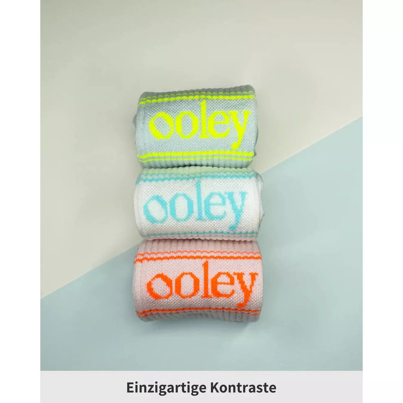 le ooley NEON Pastel Tennissocke -Neon Pink- S & M