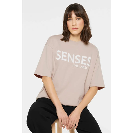 Senses. the label Oversized T-Shirt - bleached sand