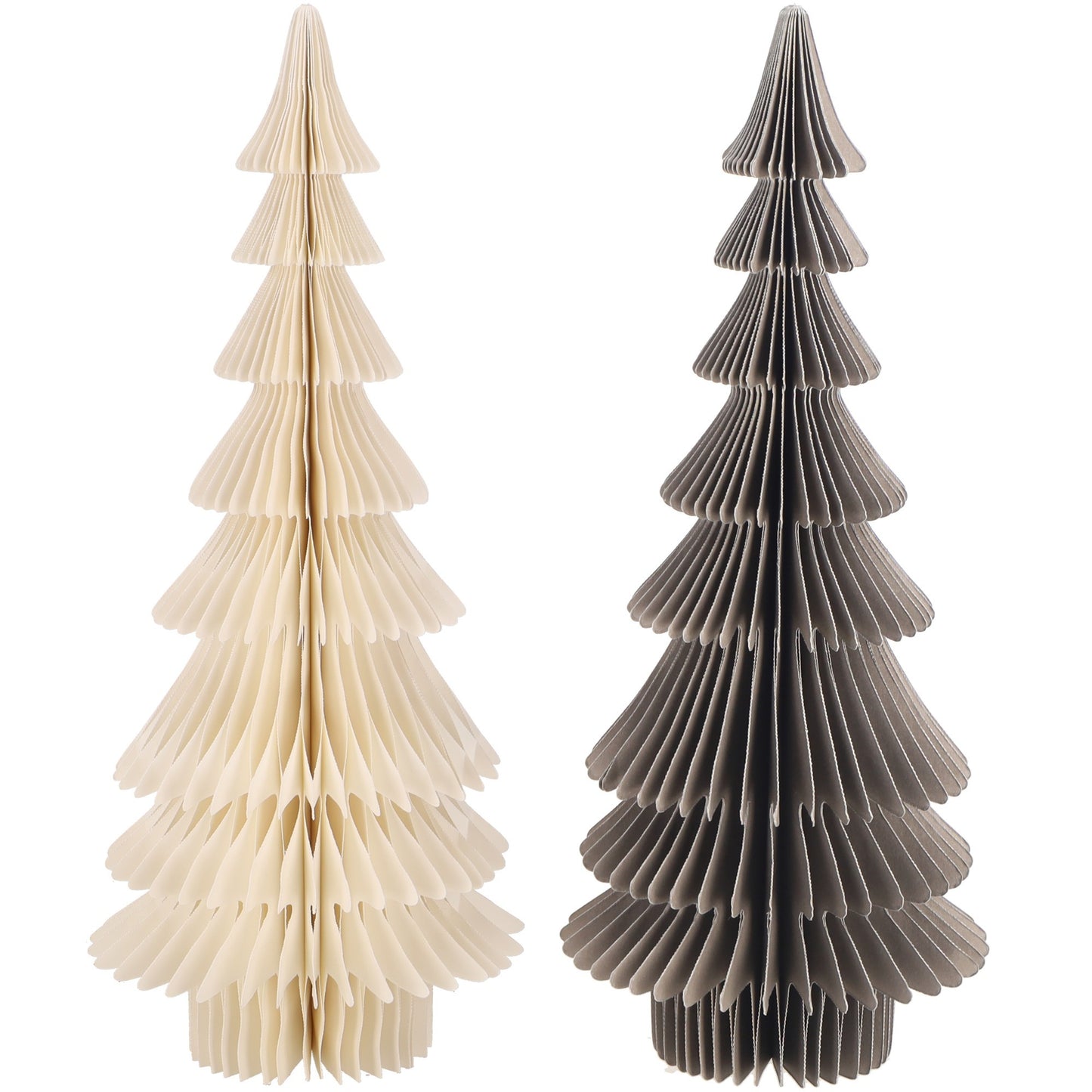 Papier Tanne "Dacia" - creme - H 45,5cm L