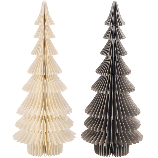 Papier Tanne "Dacia" - creme - H 45,5cm L