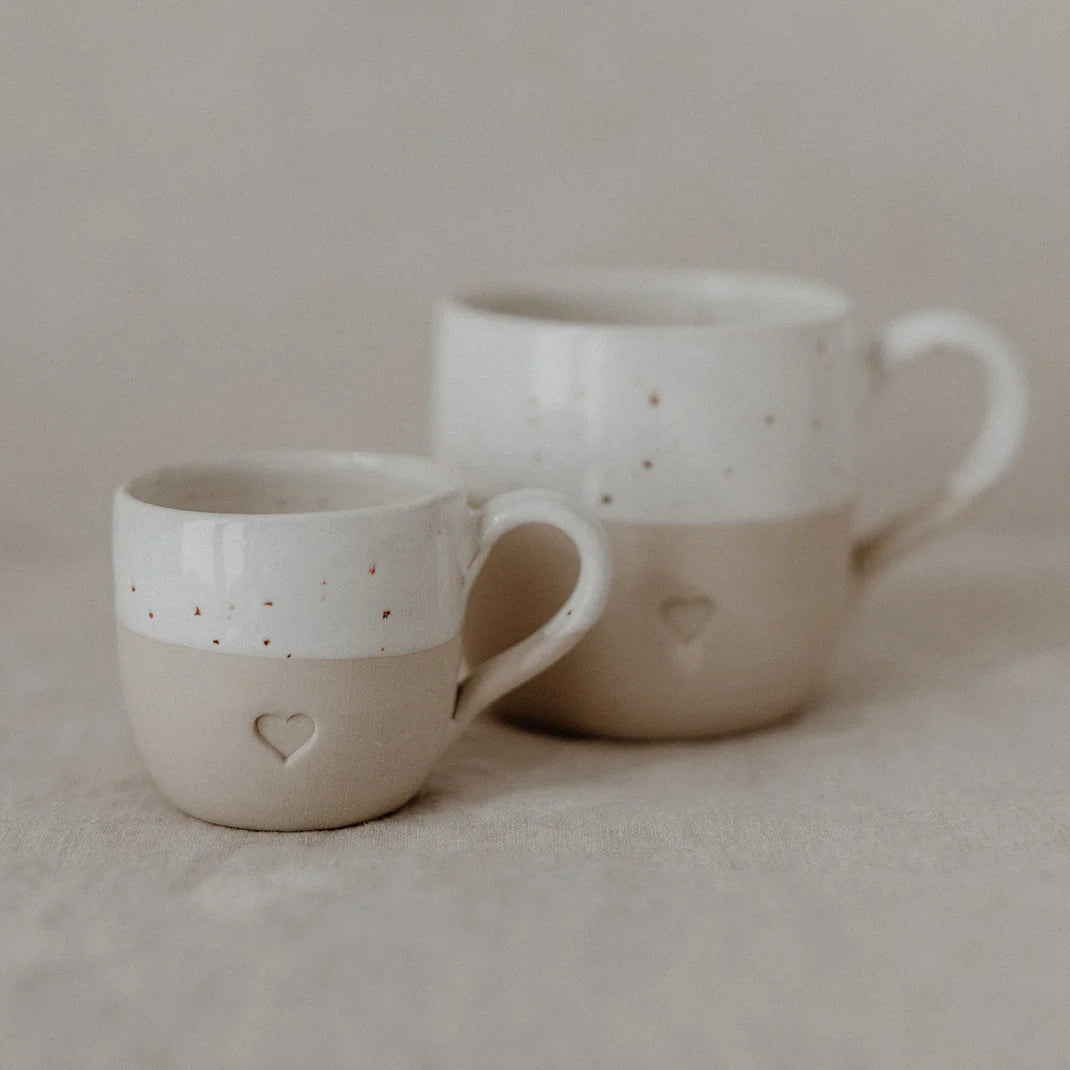 Eulenschnitt Espresso Tasse Herz