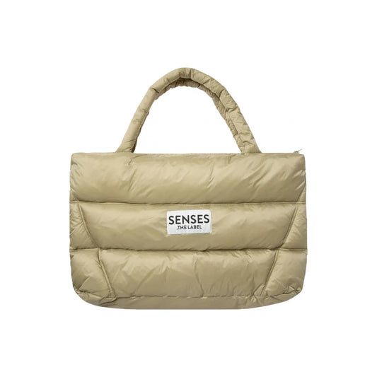 Senses the label Puffer Weekender Bag AMO:RA -light sage