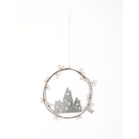 Good old friends - Winter Traumornament -Häuser-