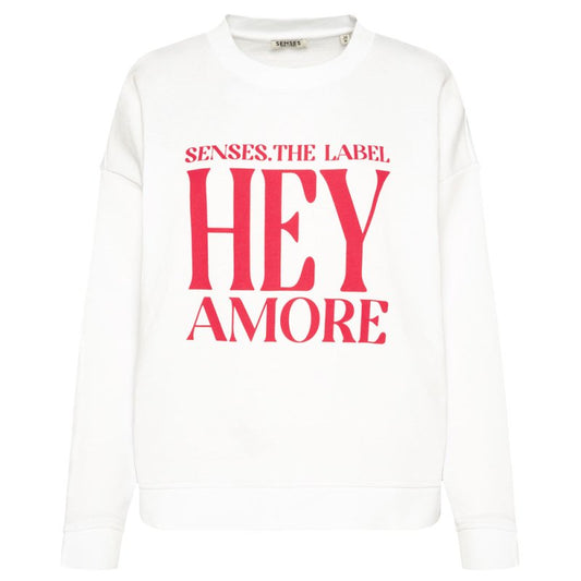 Senses. the Label Sweatshirt SU:RI - opticwhite