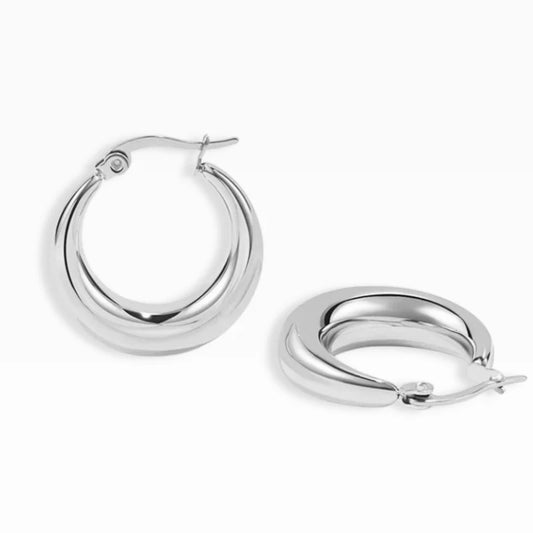 Glam & Glory Sevilla Hoop -silber-