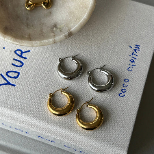 Glam & Glory Sevilla Hoop -silber-