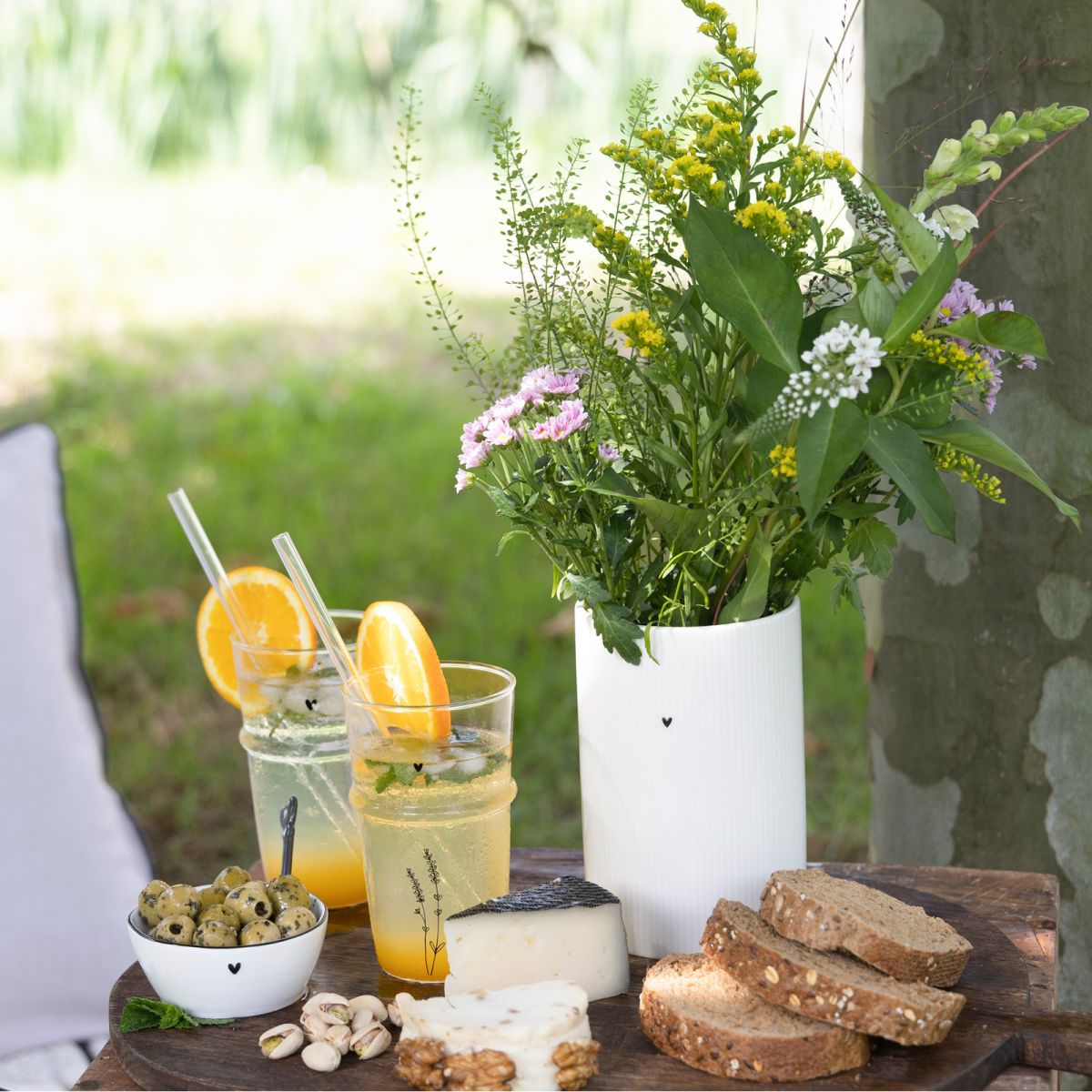 Bastion Collections Latte Macchiato Glas / Tumbler Latte -herz-
