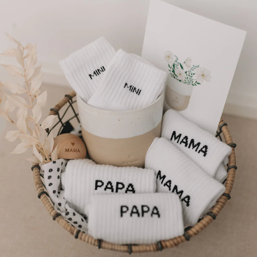 Eulenschnitt Babysocken Mini