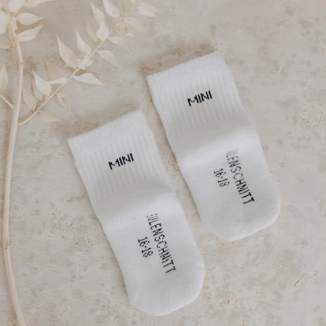 Eulenschnitt Babysocken Mini