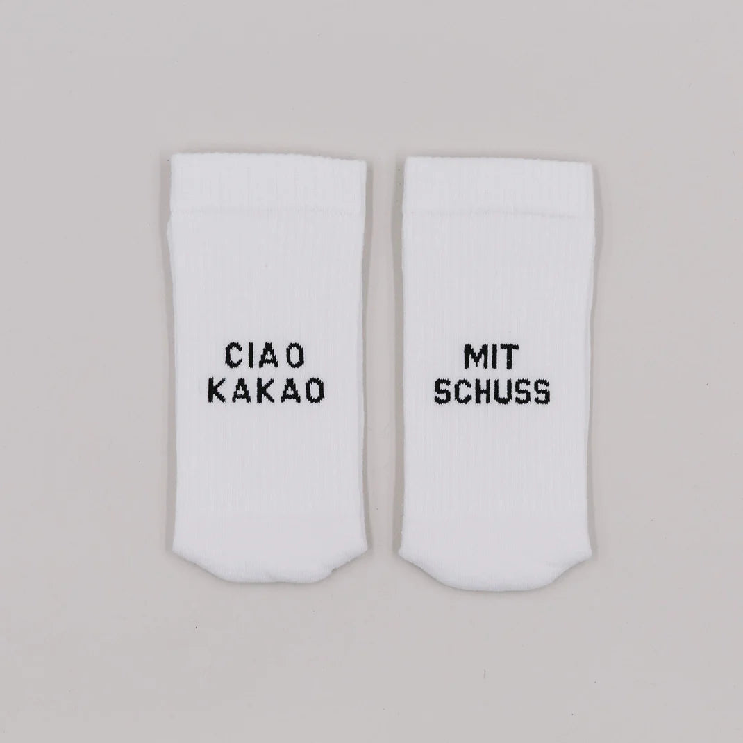 Eulenschnitt Socken Ciao Kakao mit Schuss