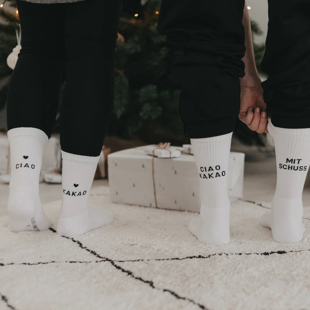Eulenschnitt Socken Ciao Kakao mit Schuss