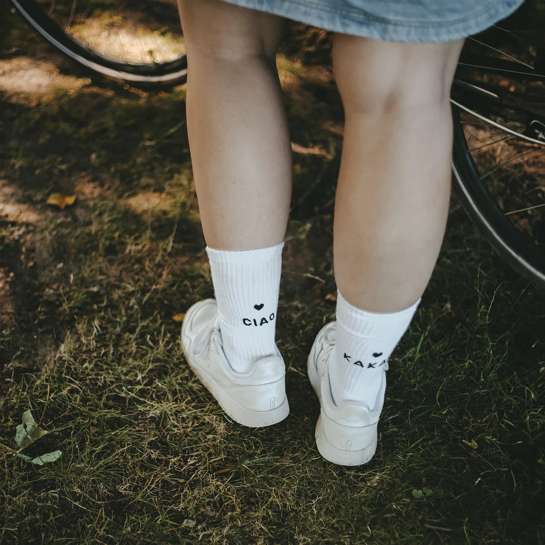 Eulenschnitt Socken Ciao Kakao