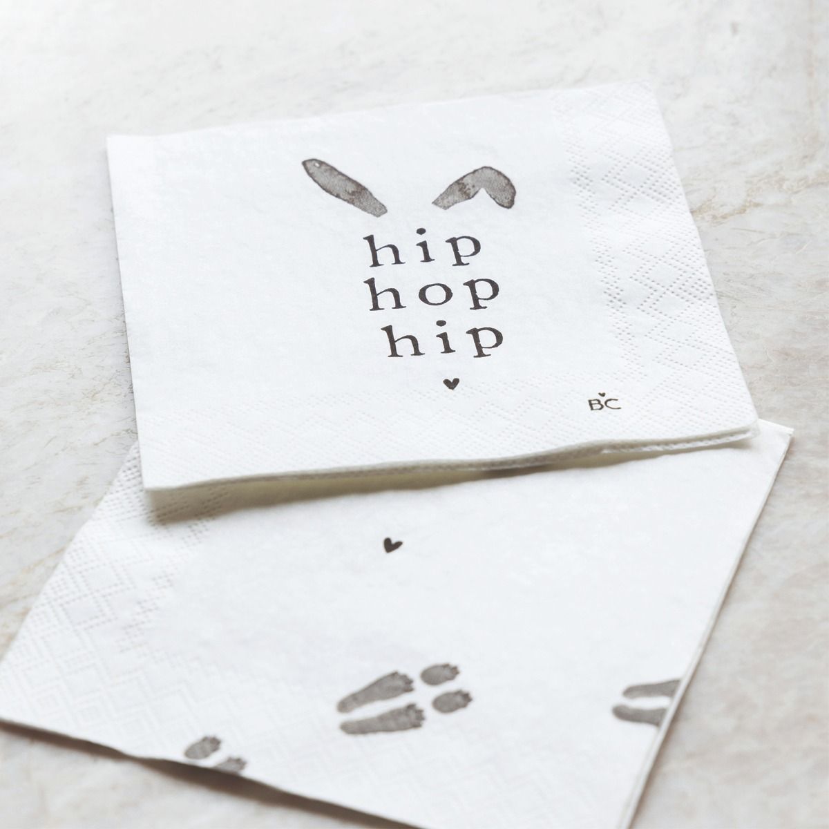 Bastion Collections Napkin / Papierserviette -Hip hop hip-