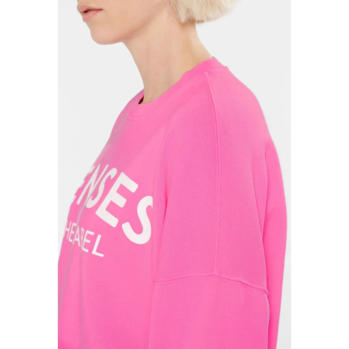 Senses the label Sweatshirt SMI:LLA - vivid pink