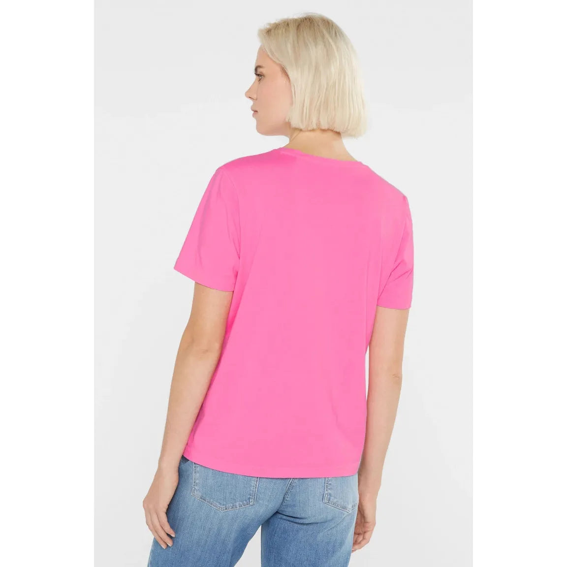 Senses the label T-Shirt "Mon Coeur" -vivid pink