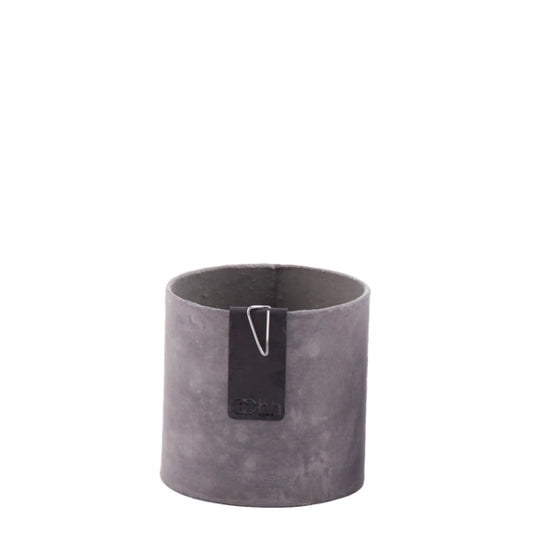 Lübech Living Tokyo cylinder Pot / Übertopf - Vase -taupe- mini