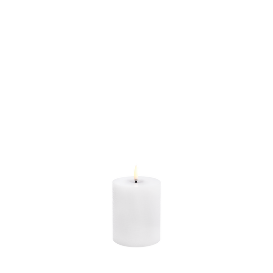 Piffany Copenhagen uyuni / LED Melted Edition Pillar Candle -nordic white- 7,8 X 10,1cm