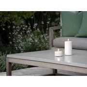Piffany Copenhagen uyuni /LED Pillar Candle -white- 8,4 X 5cm / Outdoorkerze
