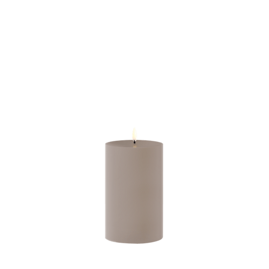 Piffany Copenhagen uyuni /LED Pillar Candle -sandstone- 8,4 X 15cm / Outdoorkerze