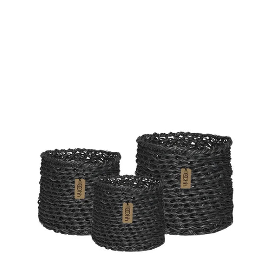 Lübech Living Woven Paper Baskets / Aufbewahrungskorb -L-