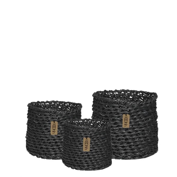 Lübech Living Woven Paper Baskets / Aufbewahrungskorb -M-