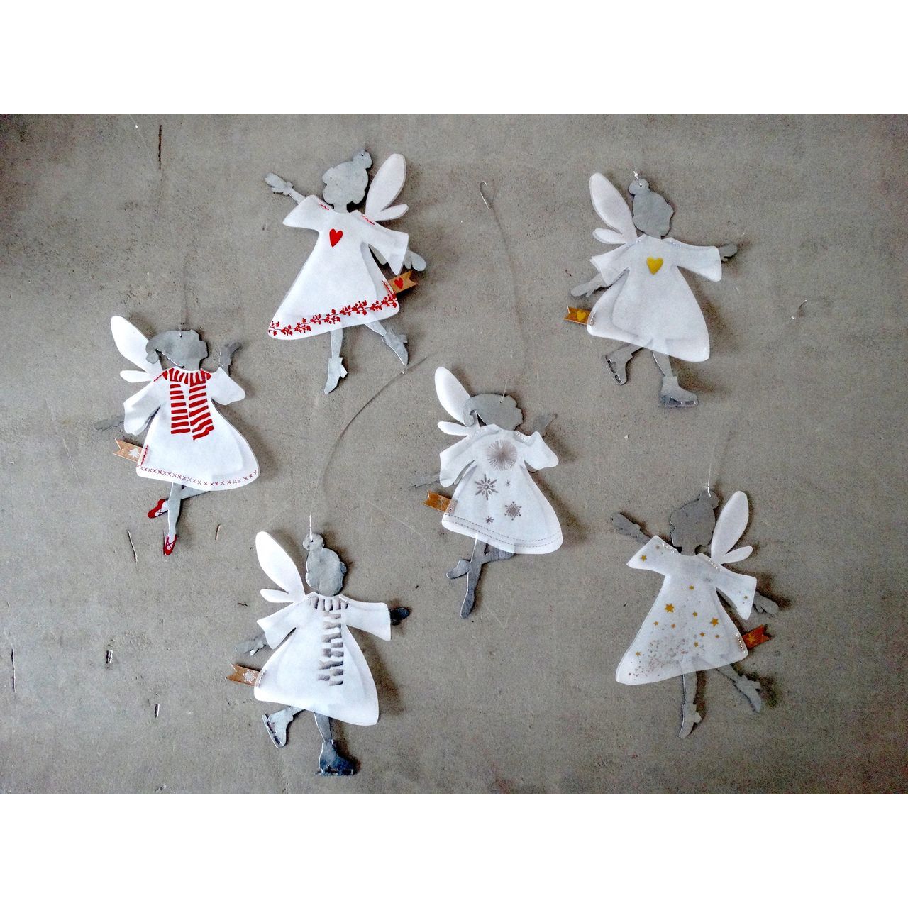 Good old Friends Winterfee -Fee rotes Herz-