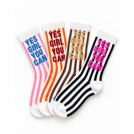 Socke Yes Girl - rosa