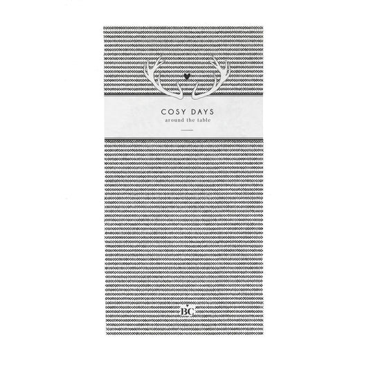 Bastion Collections Napkin/ Papierserviette -cold days- stripes