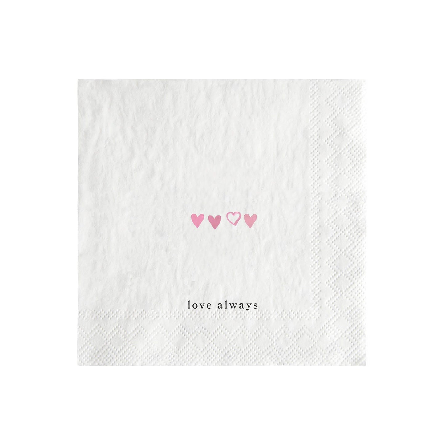 Bastion Collections Napkin / Papierserviette -I love you-