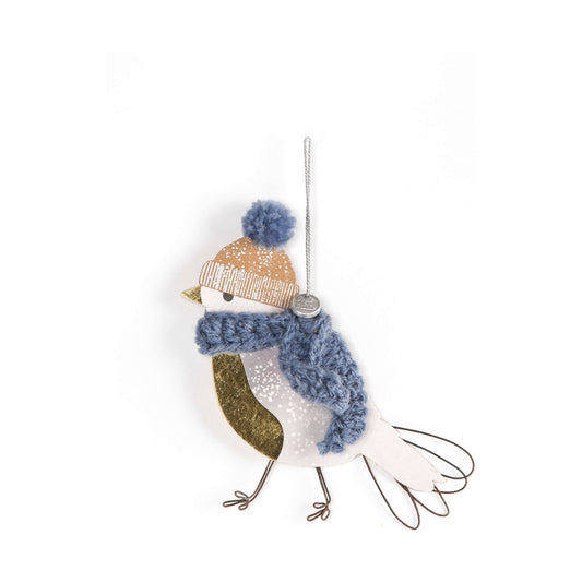 Good old Friends Wintervögel -blau-