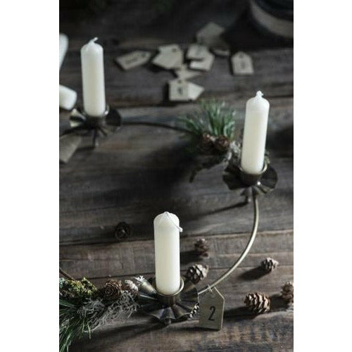 Ib Laursen Adventsanhänger /Geschenkanhänger 1-4 natur