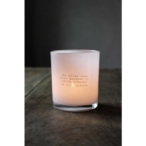 Majas Cottage Kerzenglas - Be kind -