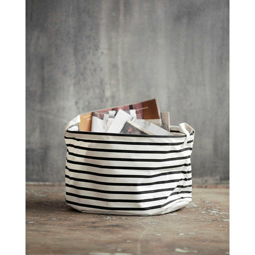 House Doctor, Aufbewahrung, Stripes schwarz / weiß