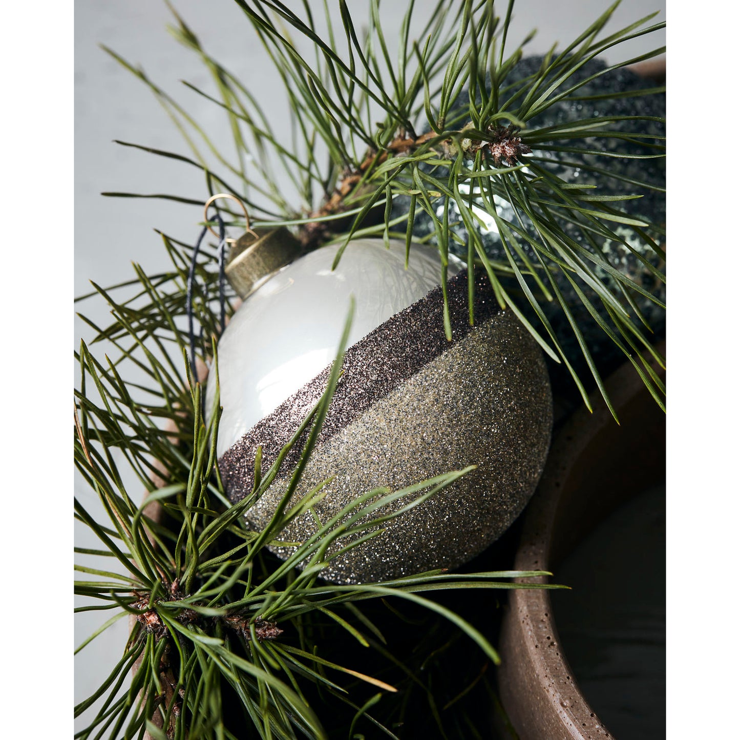 House Doctor Weihnachtsbaumkugel / Ornament - sand -