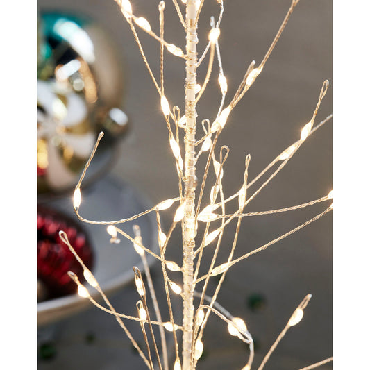 House Doctor Wire Christmas Tree, Weihnachtsbaum glow, lage -white-
