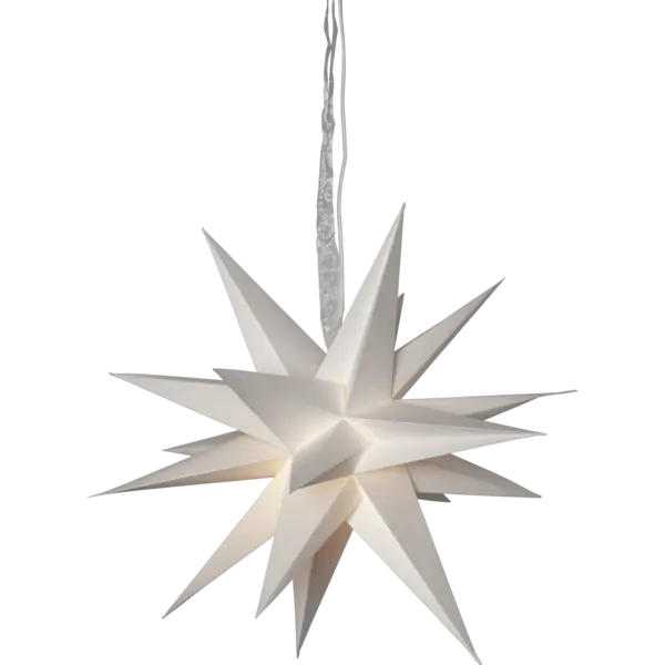 Papierstern -December- weiß