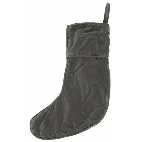 IB LAURSEN Weihnachtsstrumpf Velour, dunkelgrau