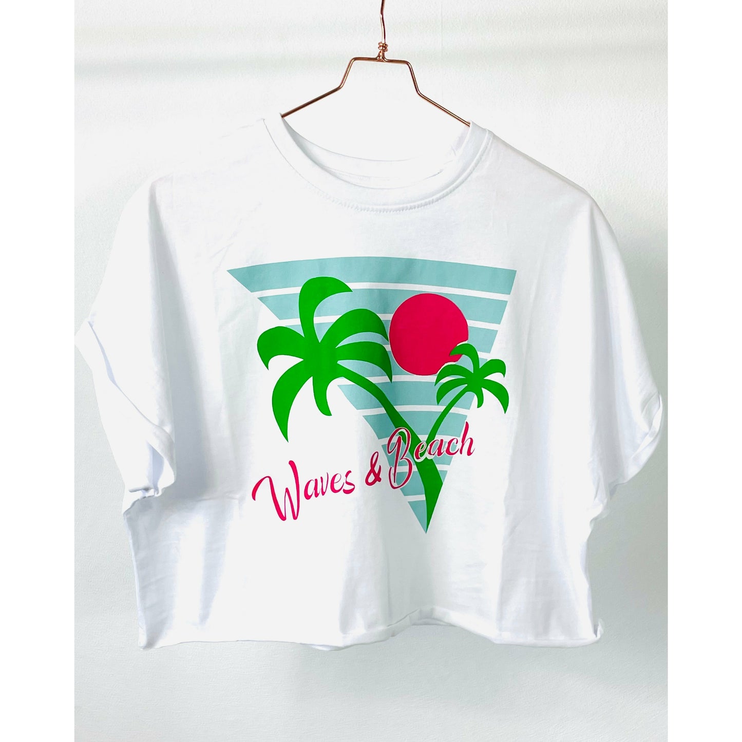 Croped Shirt - Waves -