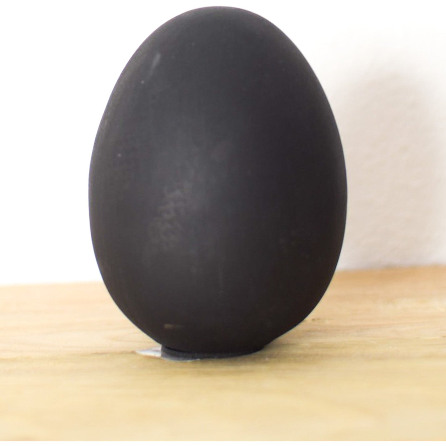 Osterei - schwarz -