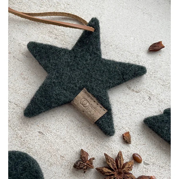 Lübech Living Ornament Star -green-