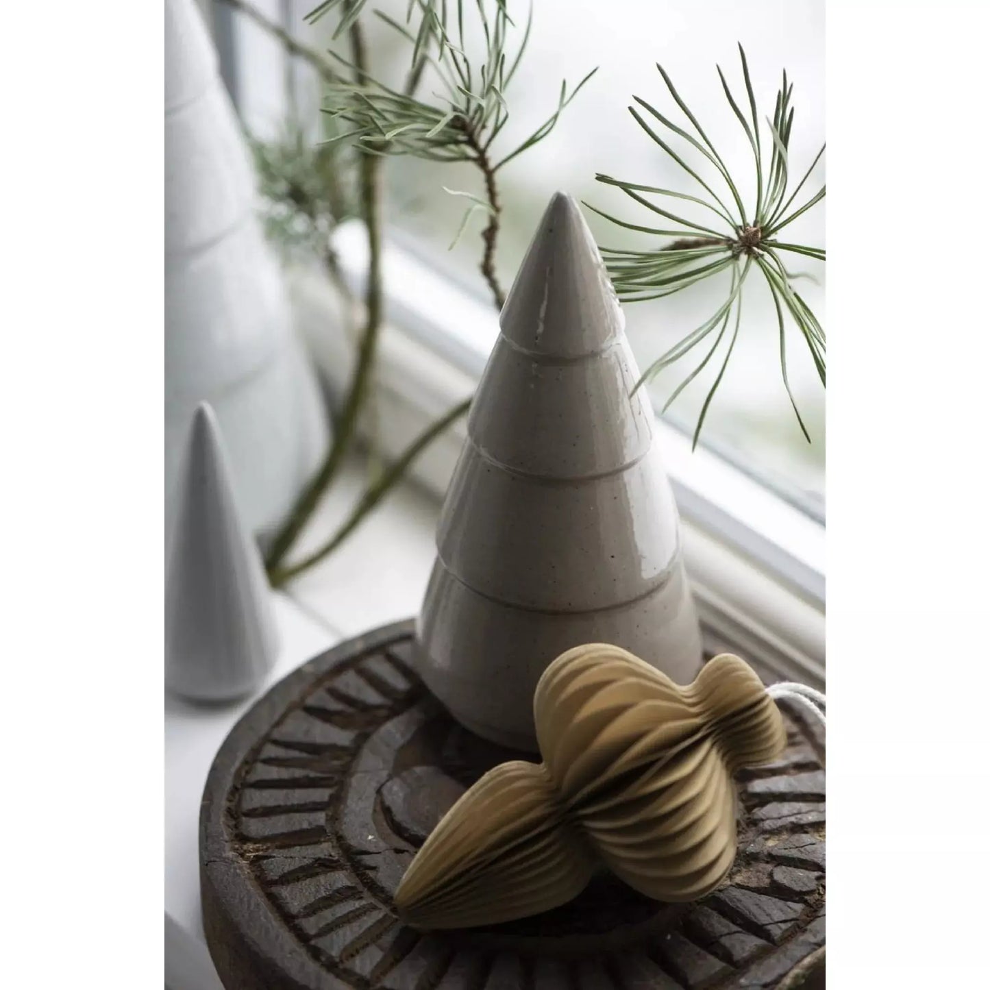IB Laursen Tannenbaum breite Rillen - beige -