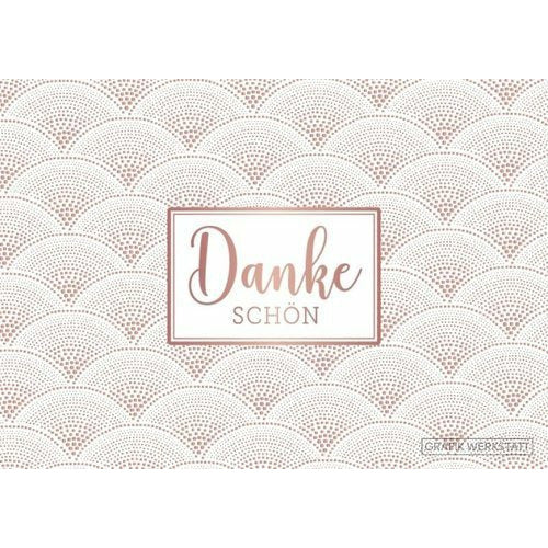 Grafikwerkstatt Klappkarte "DANKE" - Villa Wohnzauber