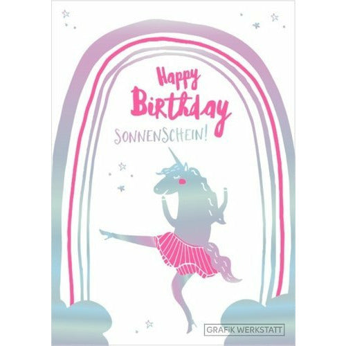 Grafikwerkstatt Klappkarte "Happy Birthday" - Villa Wohnzauber